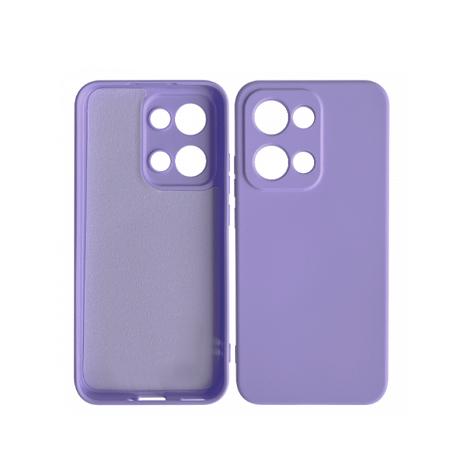 Θήκη Πλάτης Σιλικόνης Soft HQ Back Cover για Xiaomi Redmi Note 13 5G - Χρώμα : Μωβ