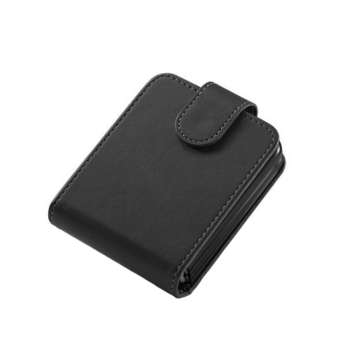 Book Case With Clip For Samsung Galaxy Z Flip 5 - Color : Black
